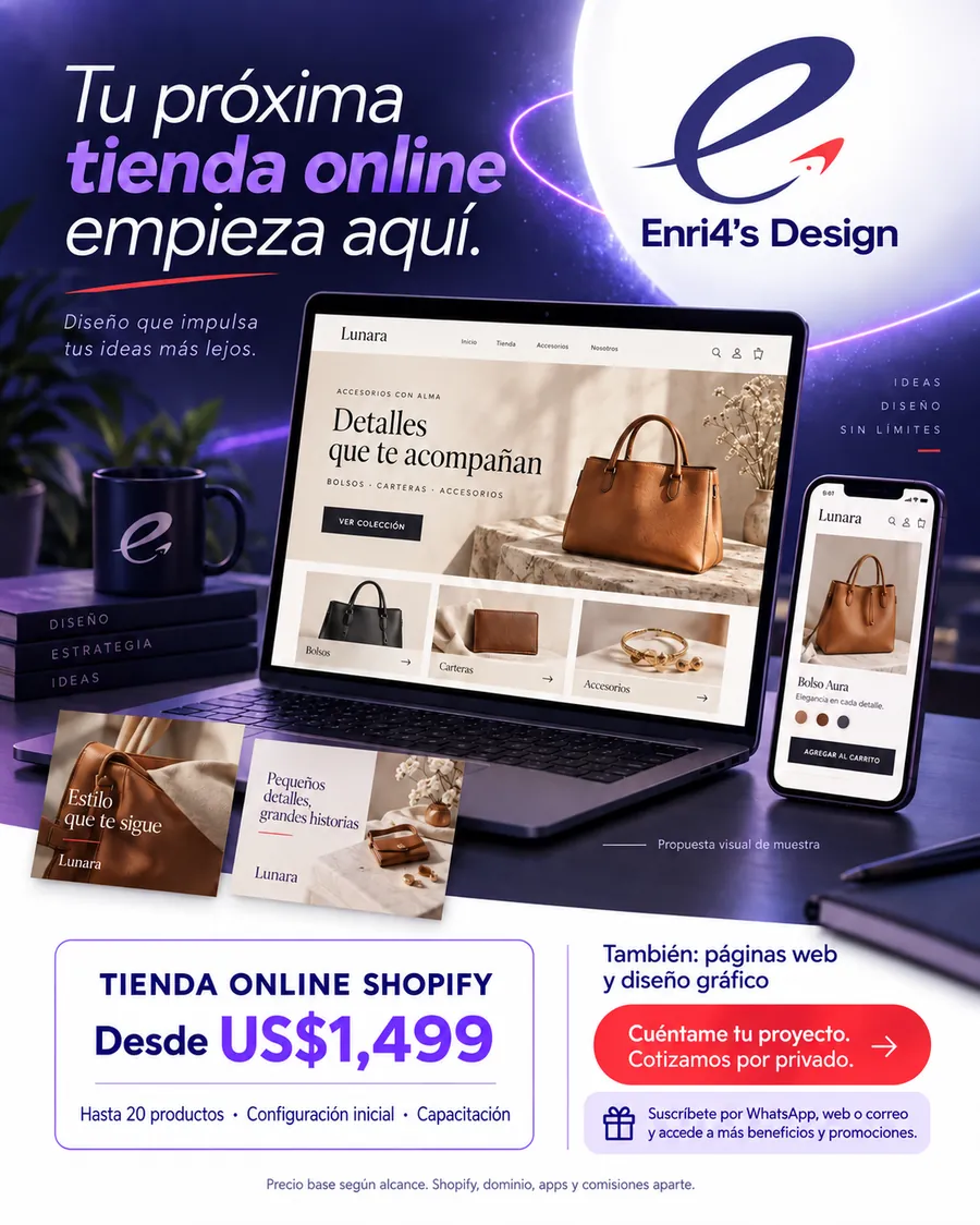 Pieza de campaña para la tienda online Lunara