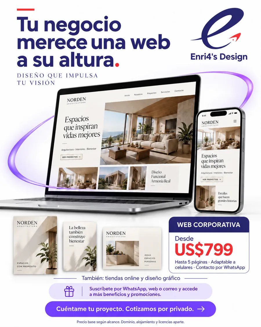 Pieza de campaña para el estudio de arquitectura Norden